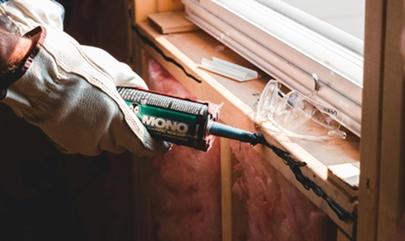 Caulking and grouting