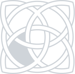 Intricate Celtic knot design with overlapping loops, highlighting elegant symmetry and traditional artistry.