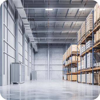 Industrial warehouse interior painting in Bellevue